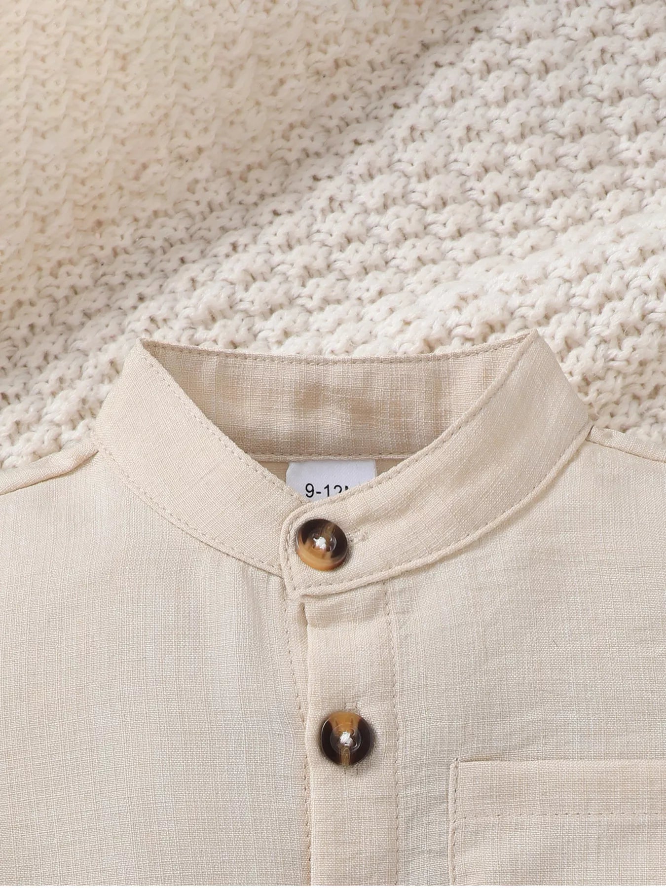 Children's Casual Button Up Shirt & Pants Set