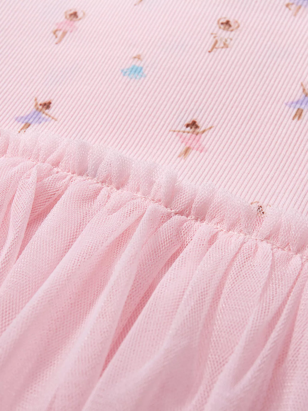 Children's Short Sleeve Tulle Dress