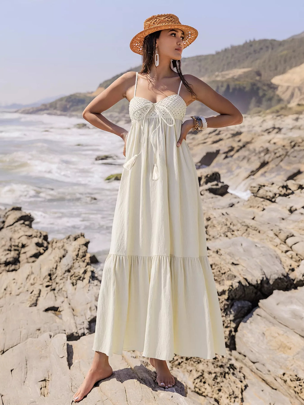 Sweetheart Neck Spaghetti Strap Dress