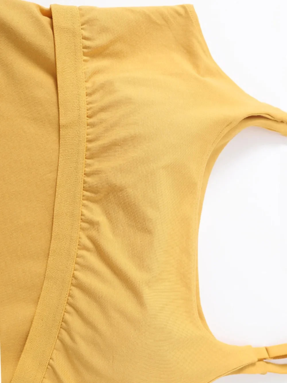 Scoop Neck Cropped Cami with Chest Pads