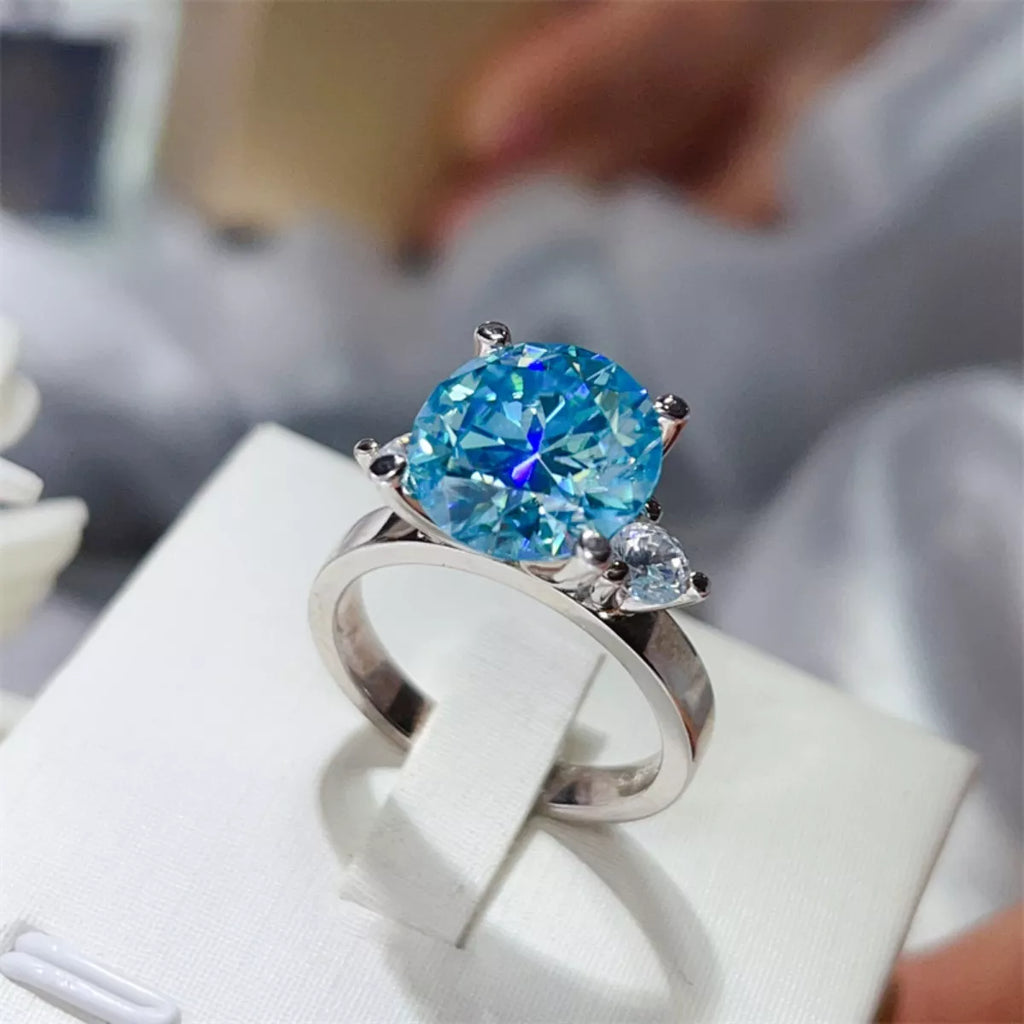 5 Carat Moissanite 925 Sterling Silver Ring