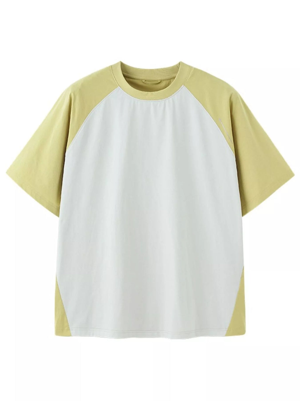 Men's Two-Tone Raglan Sleeve Casual T-Shirt