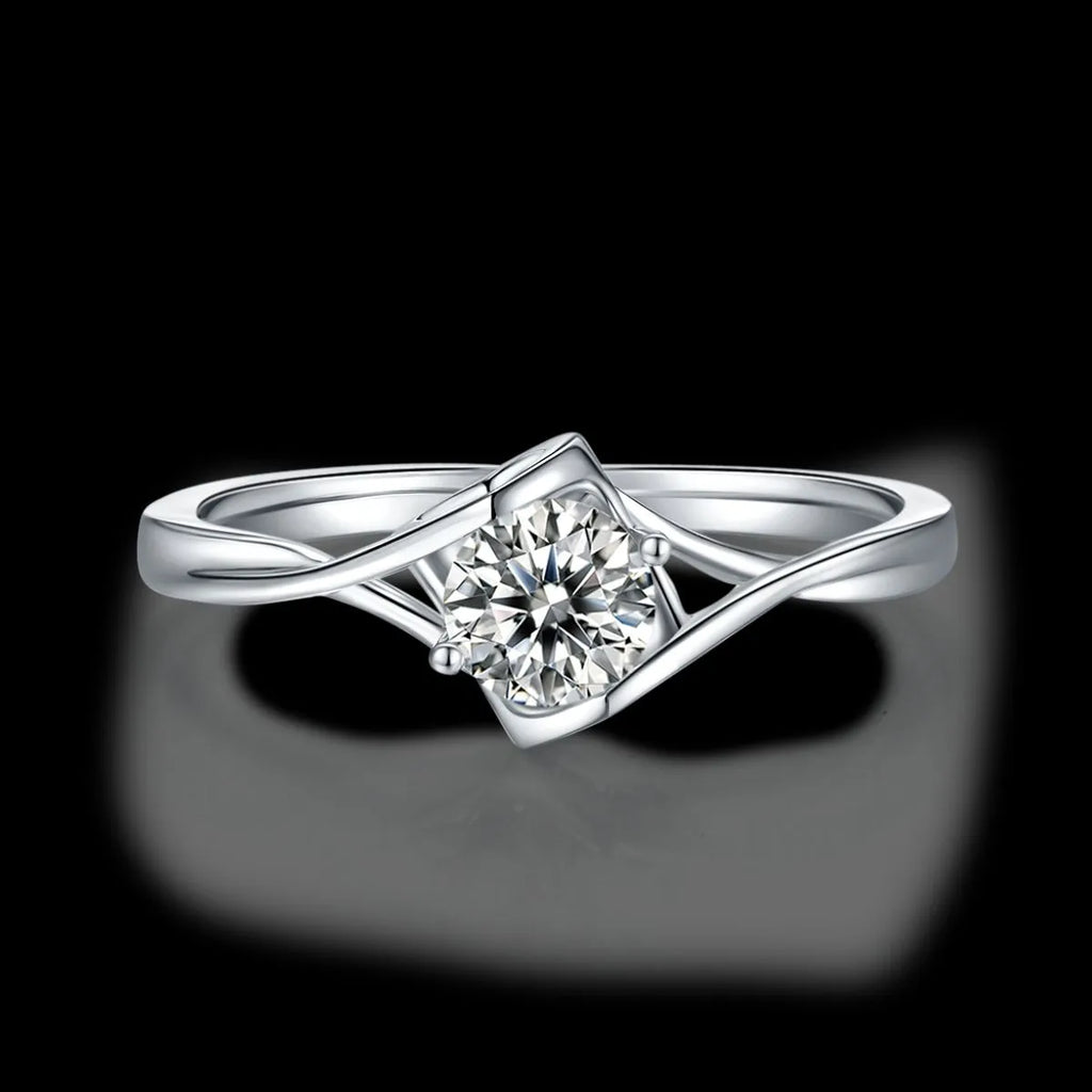 Moissanite 925 Sterling Silver Ring