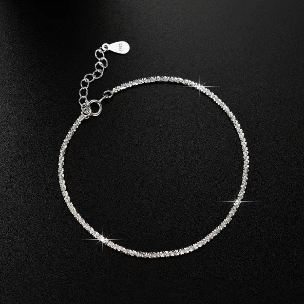 925 Sterling Silver Chain Adjustable Bracelet