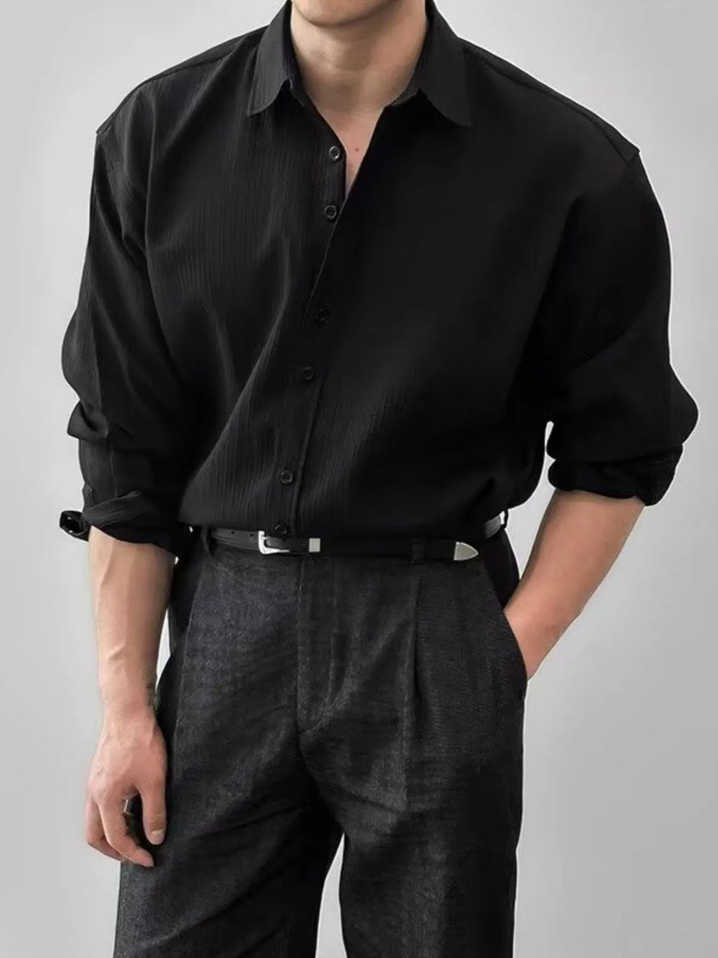 Men's Button Up Long Sleeve Shirt