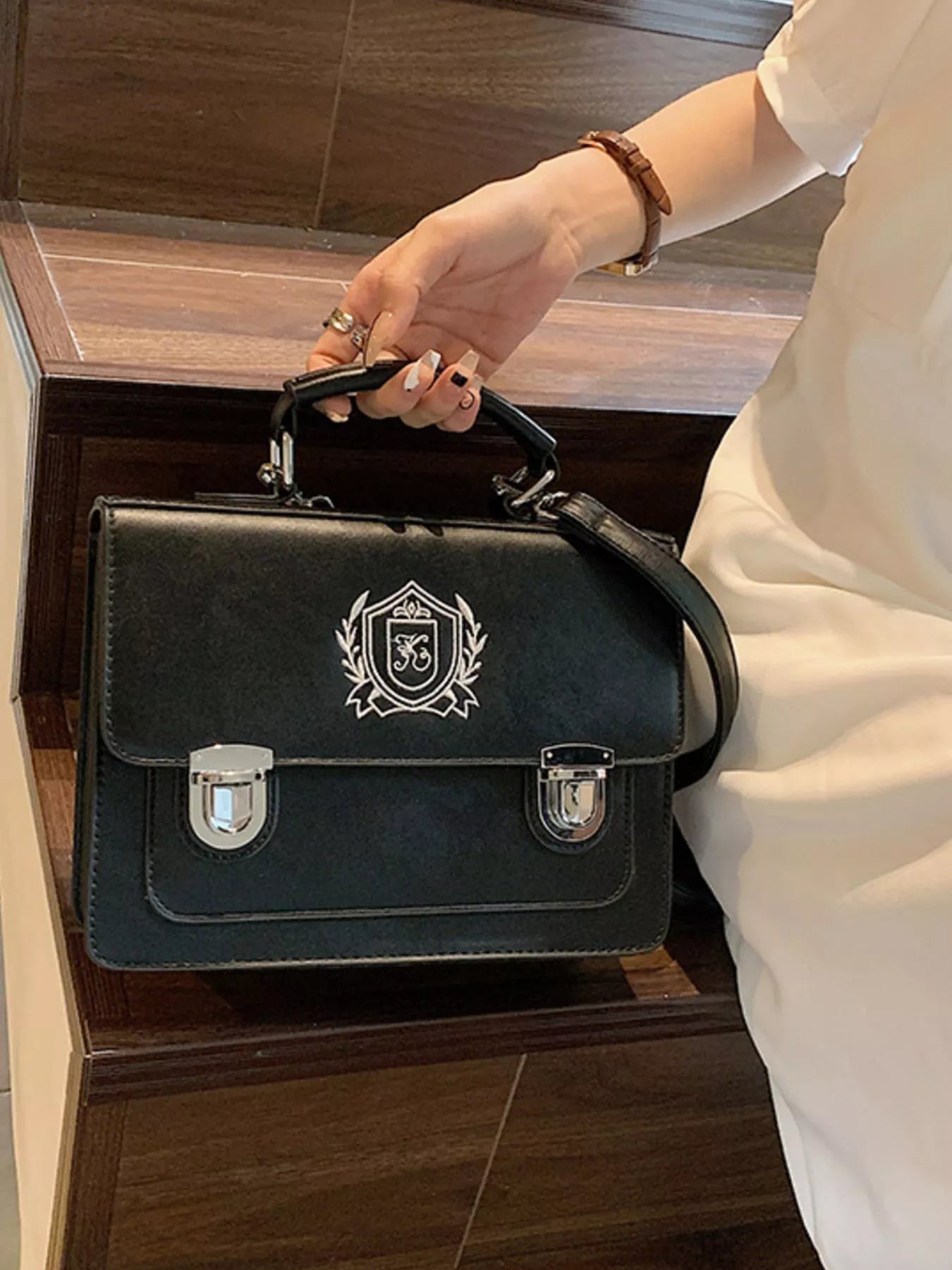PU Leather Backpack Bag