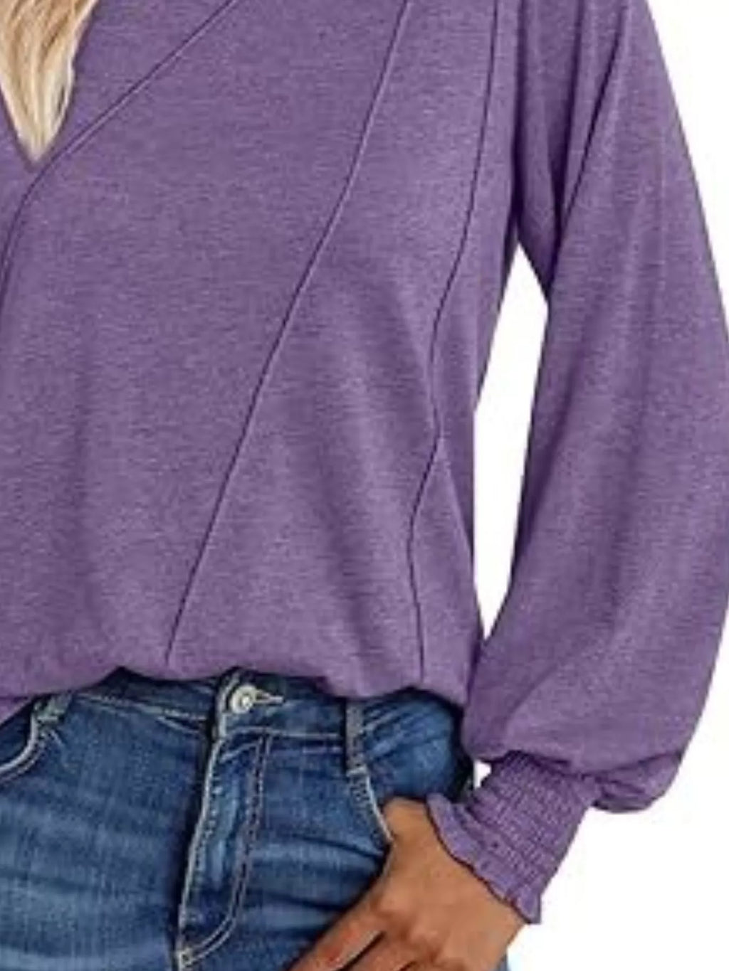 Round Neck Long Sleeve Top