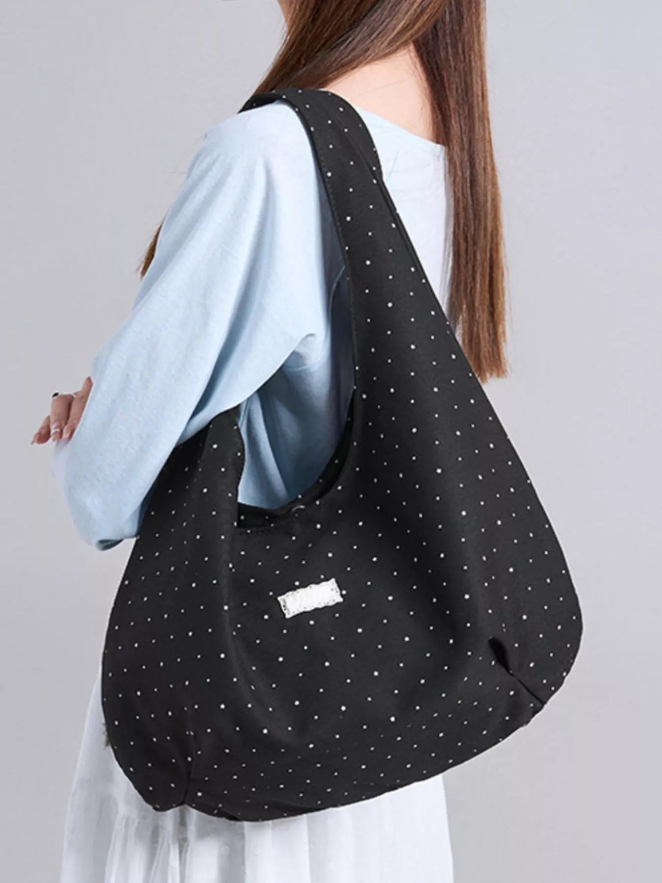Polka Dot Casual Shoulder Bag