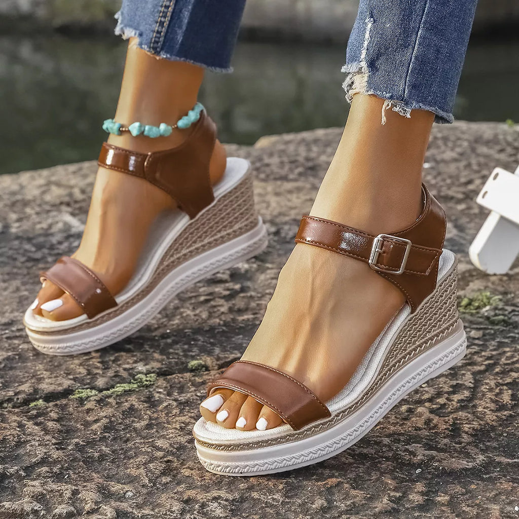 Open Toe Wedge Sandals