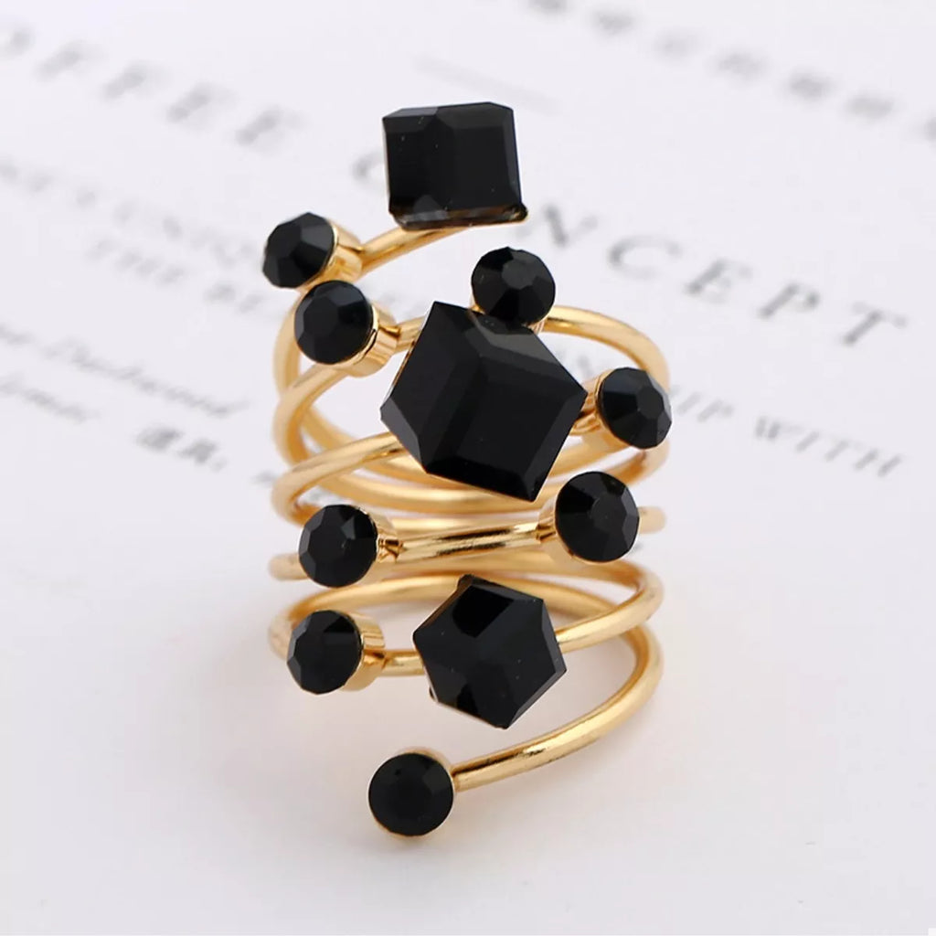 18K Gold-Plated Multi-Layered Ring