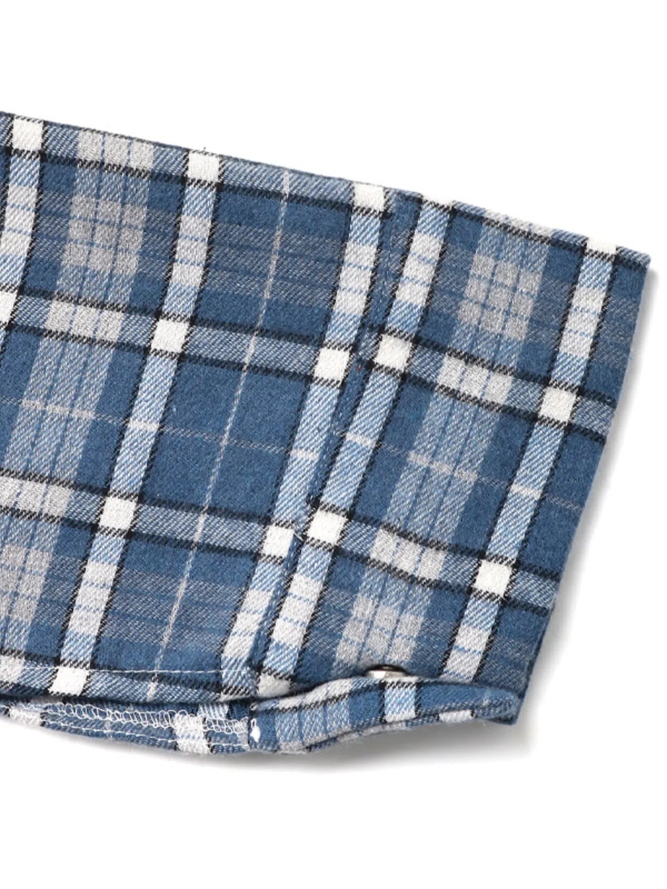 Plaid Button Up Long Sleeve Shirt