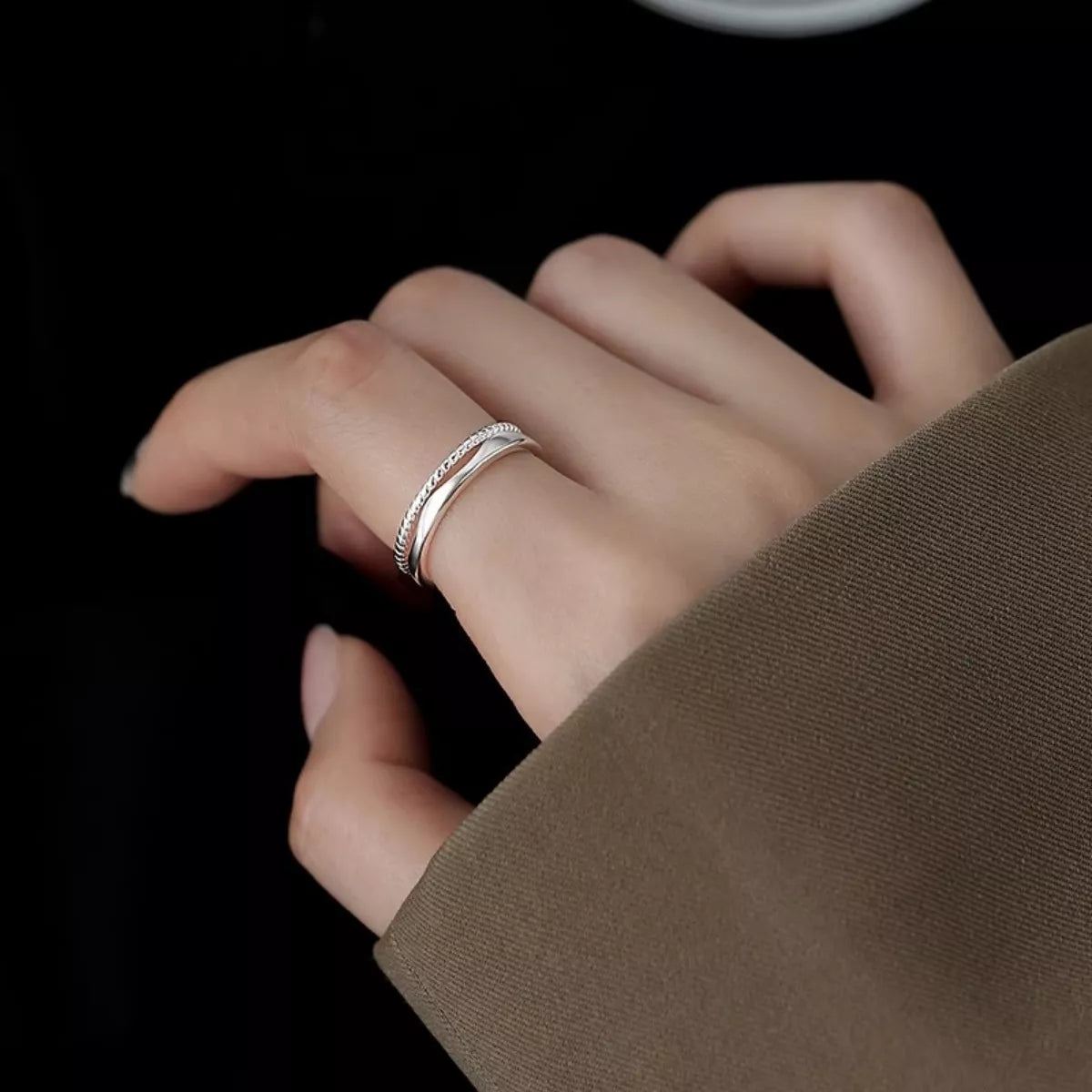 925 Sterling Silver Open Ring
