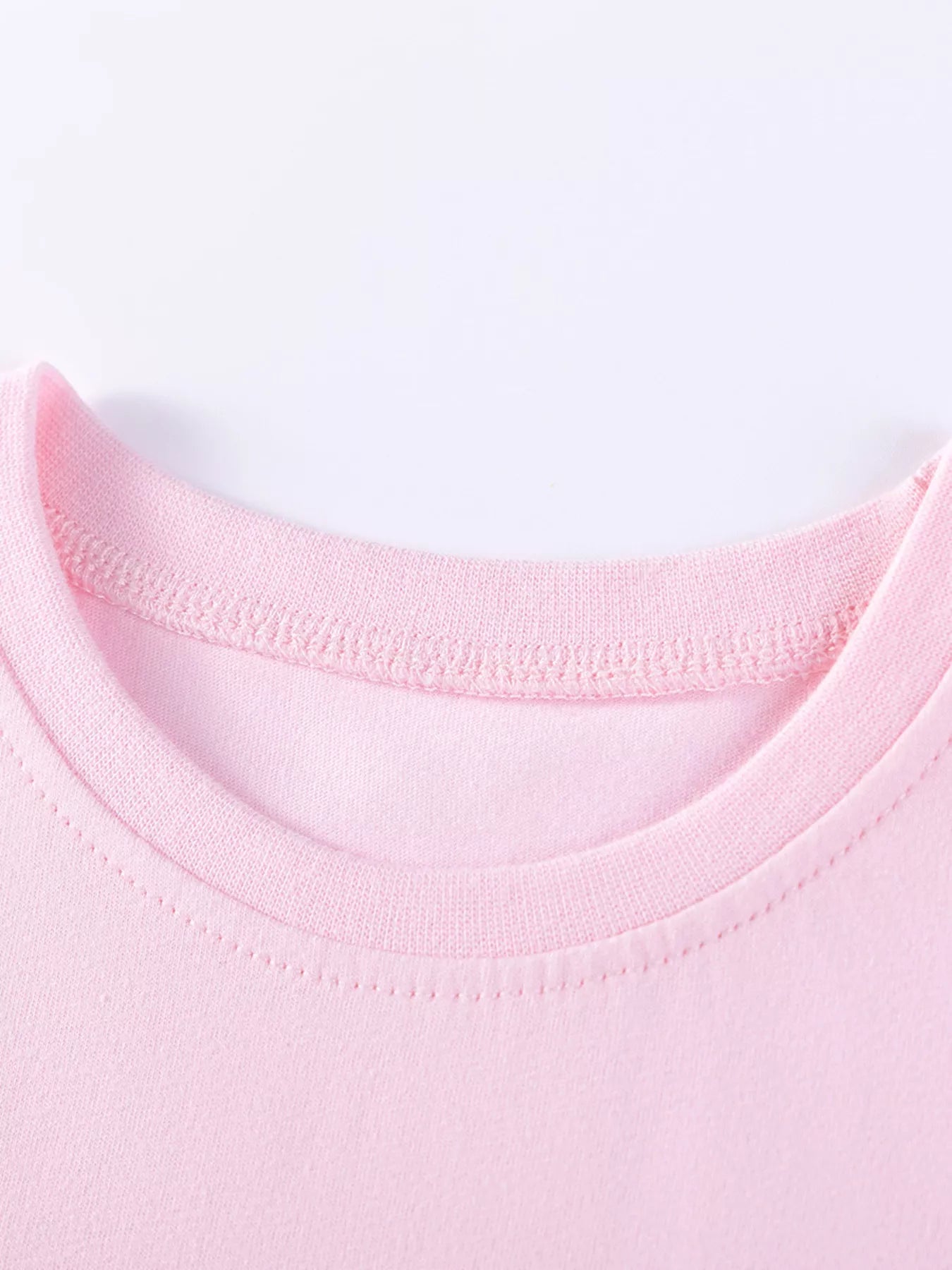 Children's Bunny Graphic Ruffle Sleeve T-Shirt