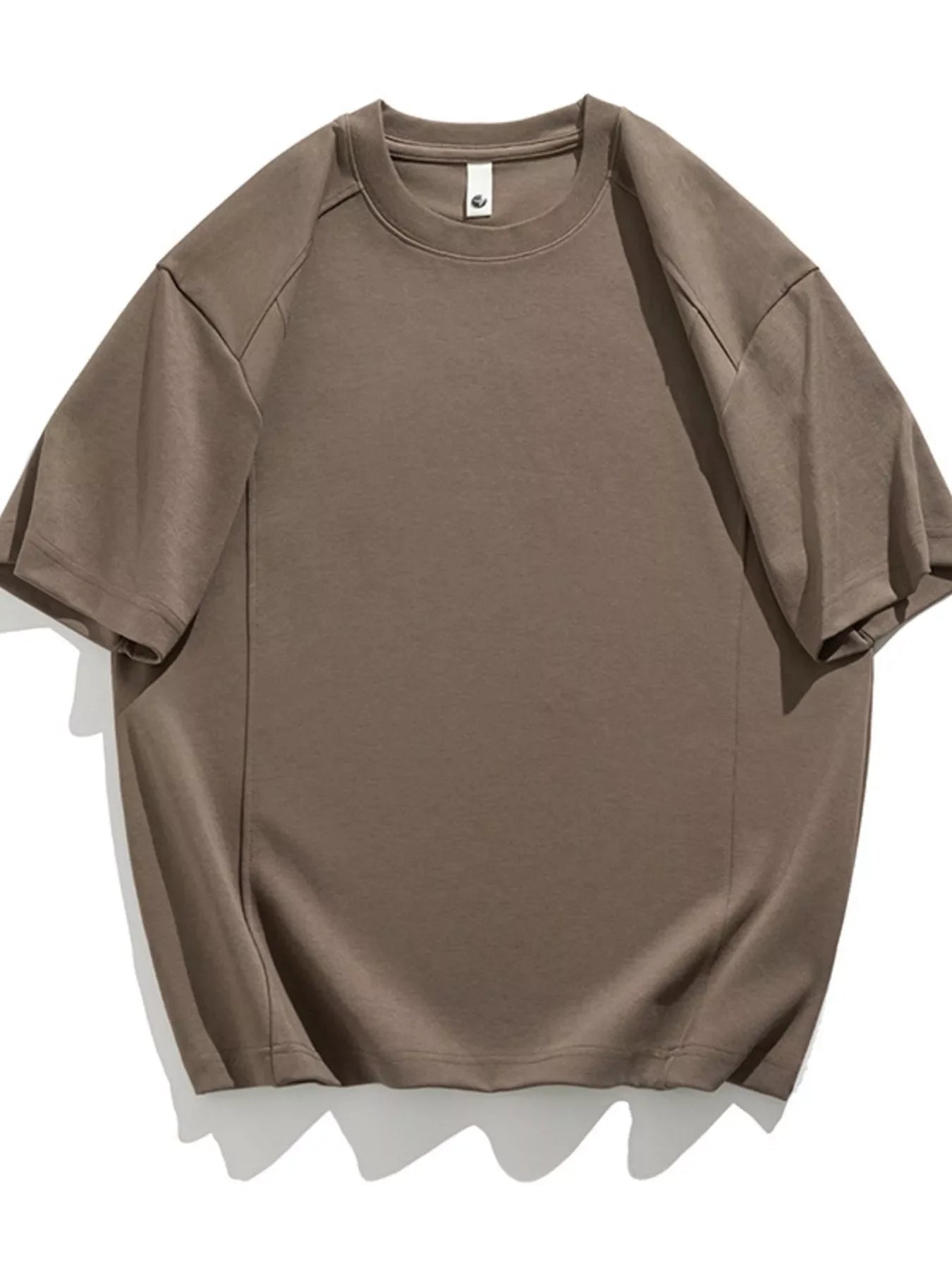 Men's Plus Size Solid Color Casual T-Shirt