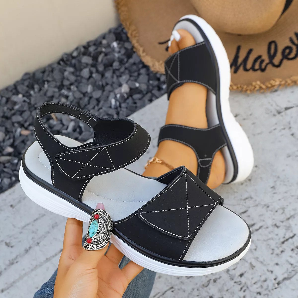 Open Toe Platform Sandals