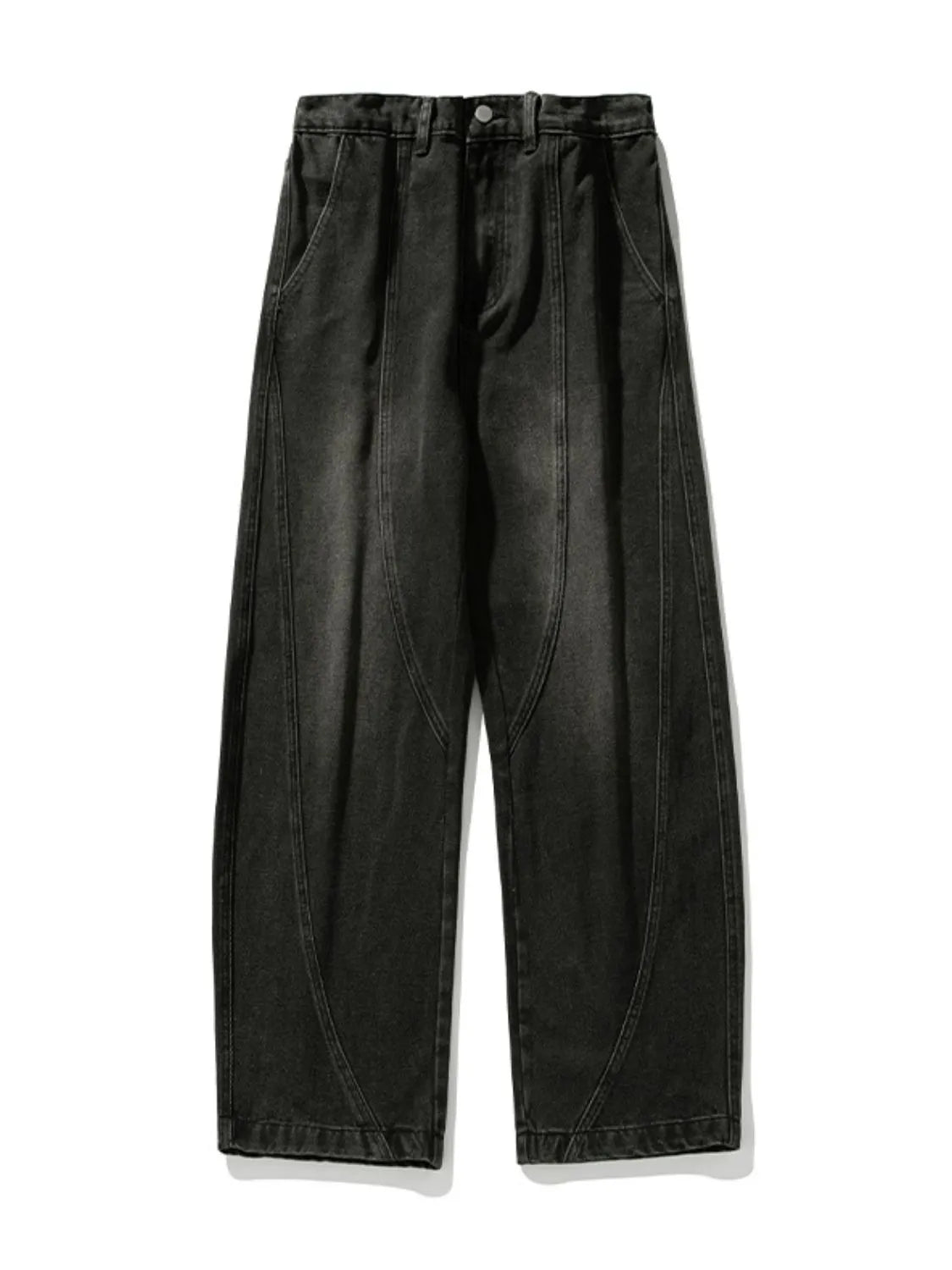Men's Plus Size Wide Leg Jeans