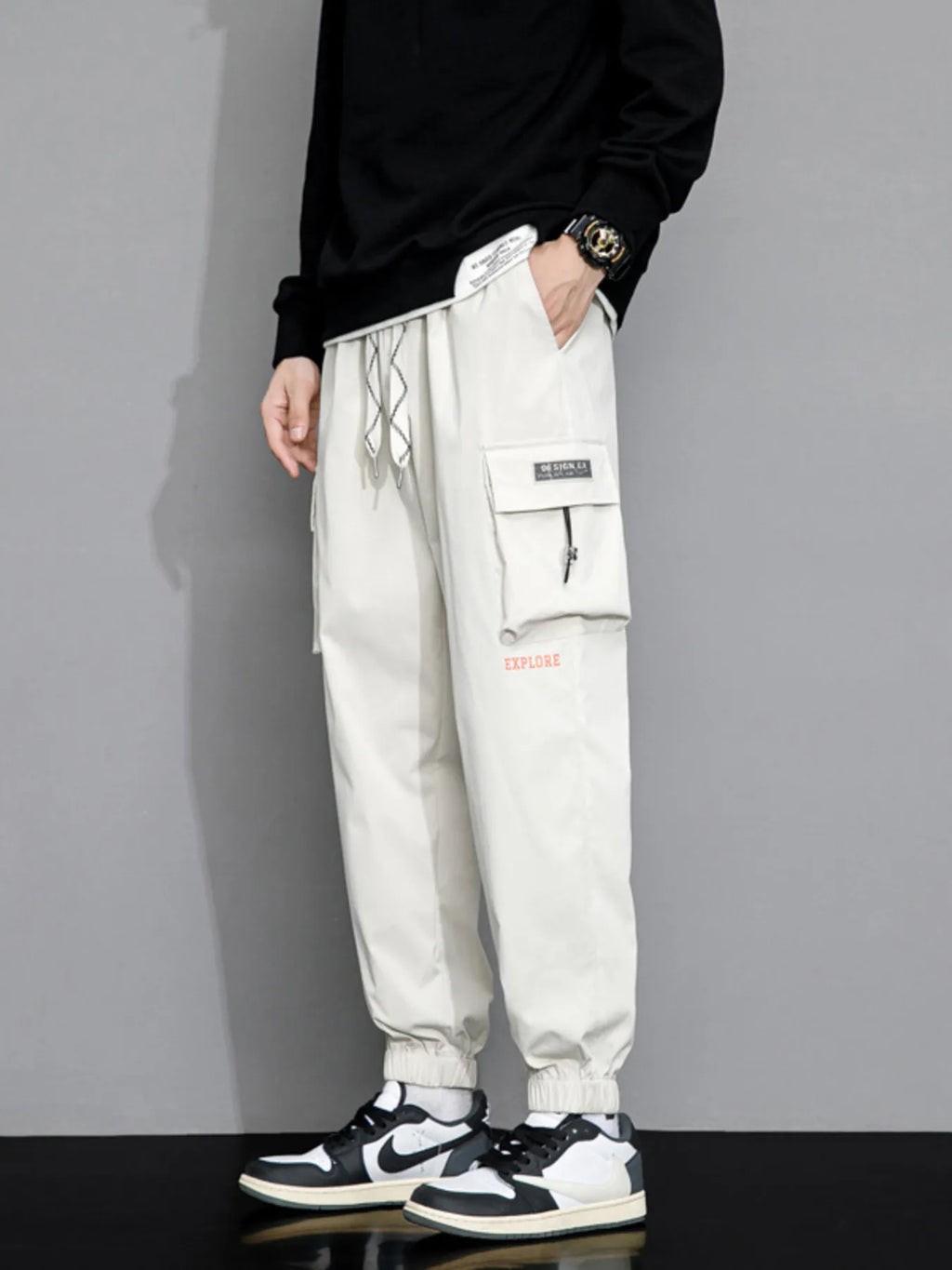 Men's Plus Size Loose Fit Joggers