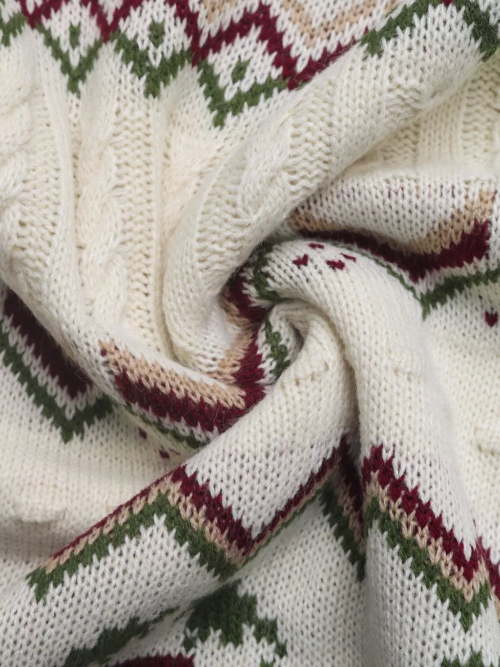 Cable Knit Turtleneck Sweater