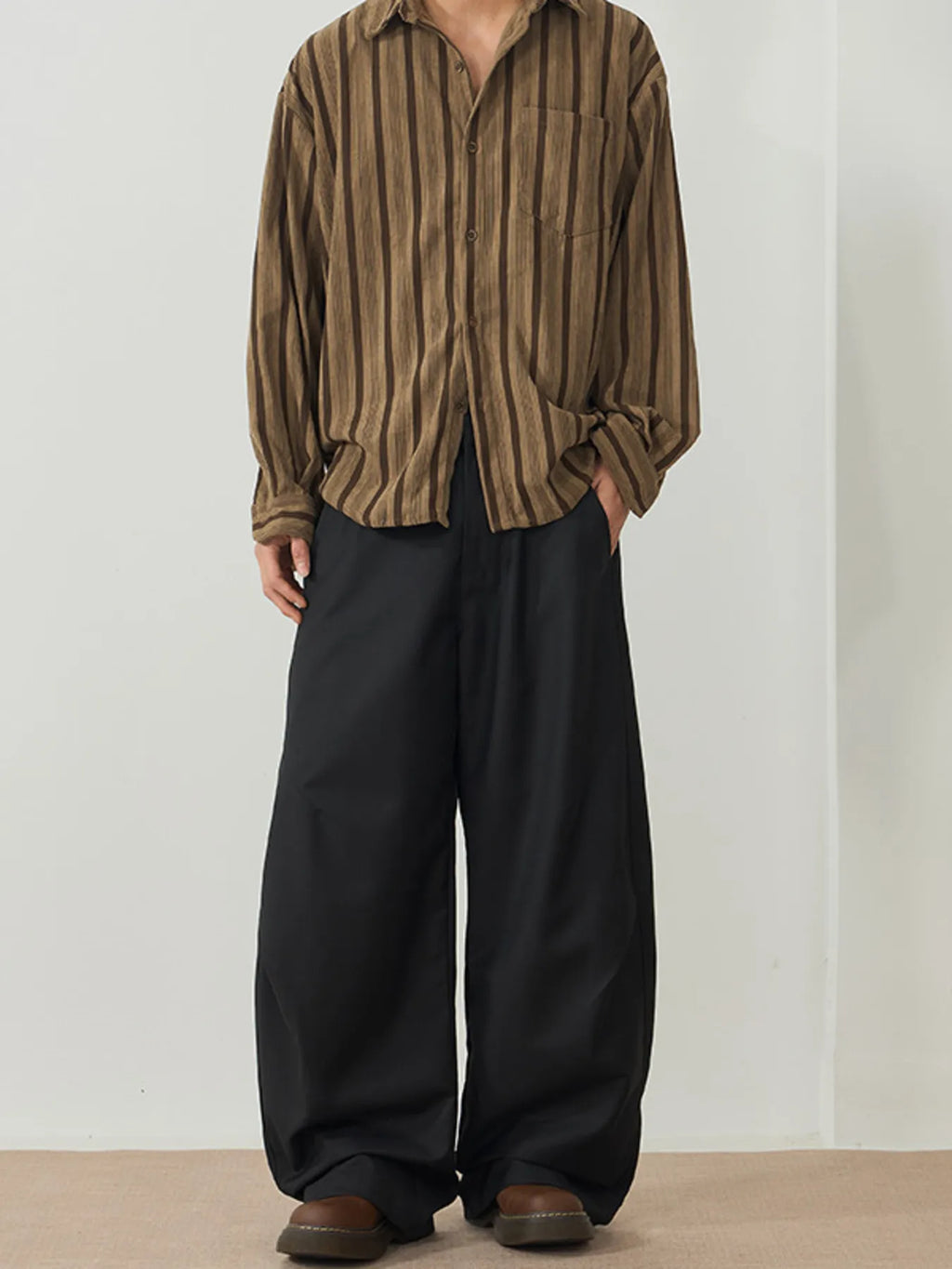 Men's Wide Leg Casual Pants