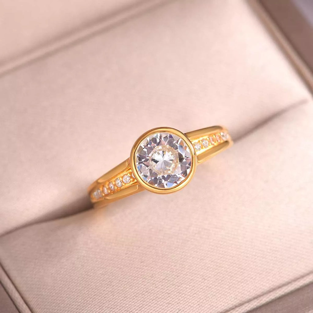 1.2 Carat Moissanite 925 Sterling Silver Ring