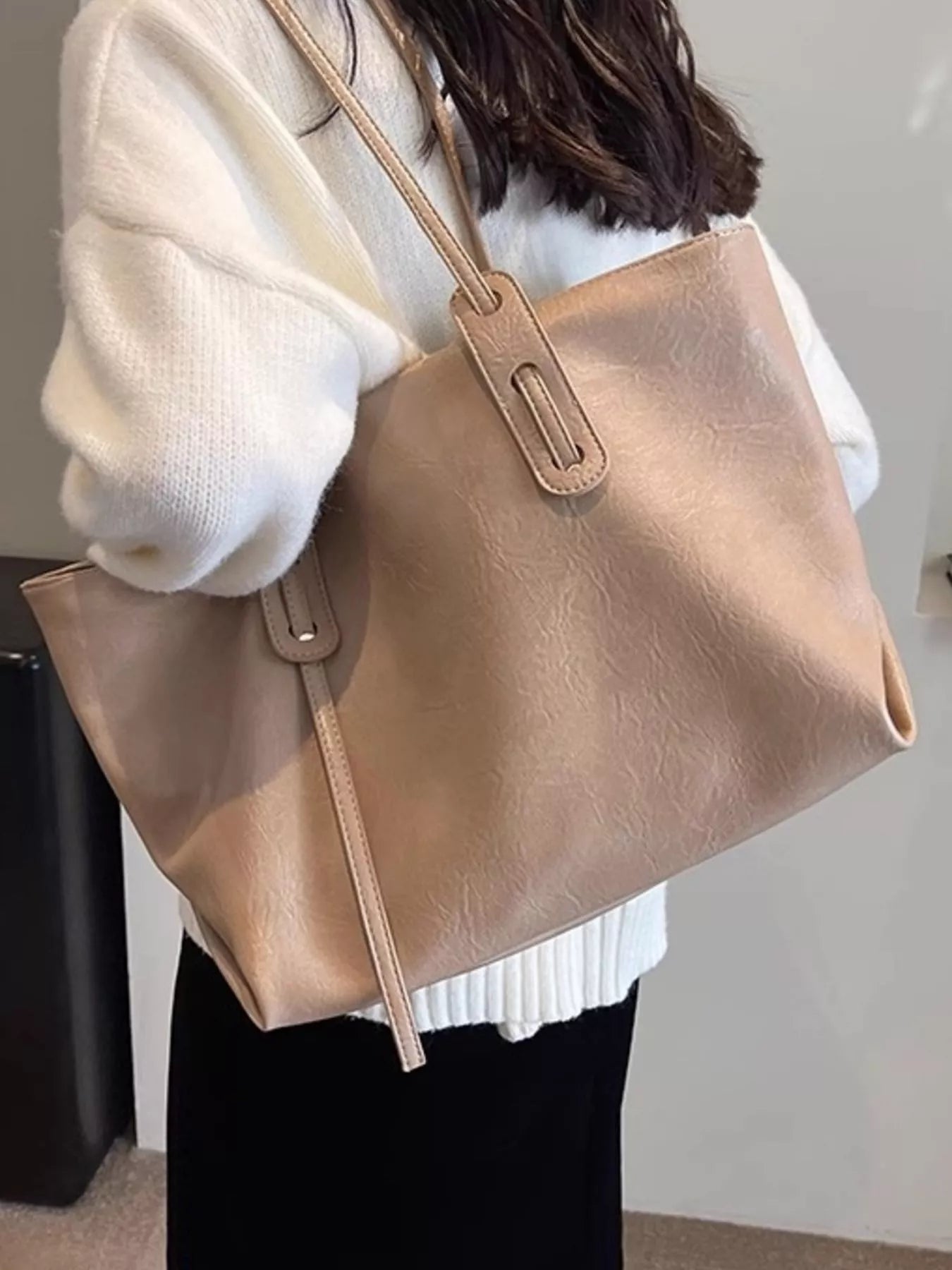 PU Leather Shoulder Bag