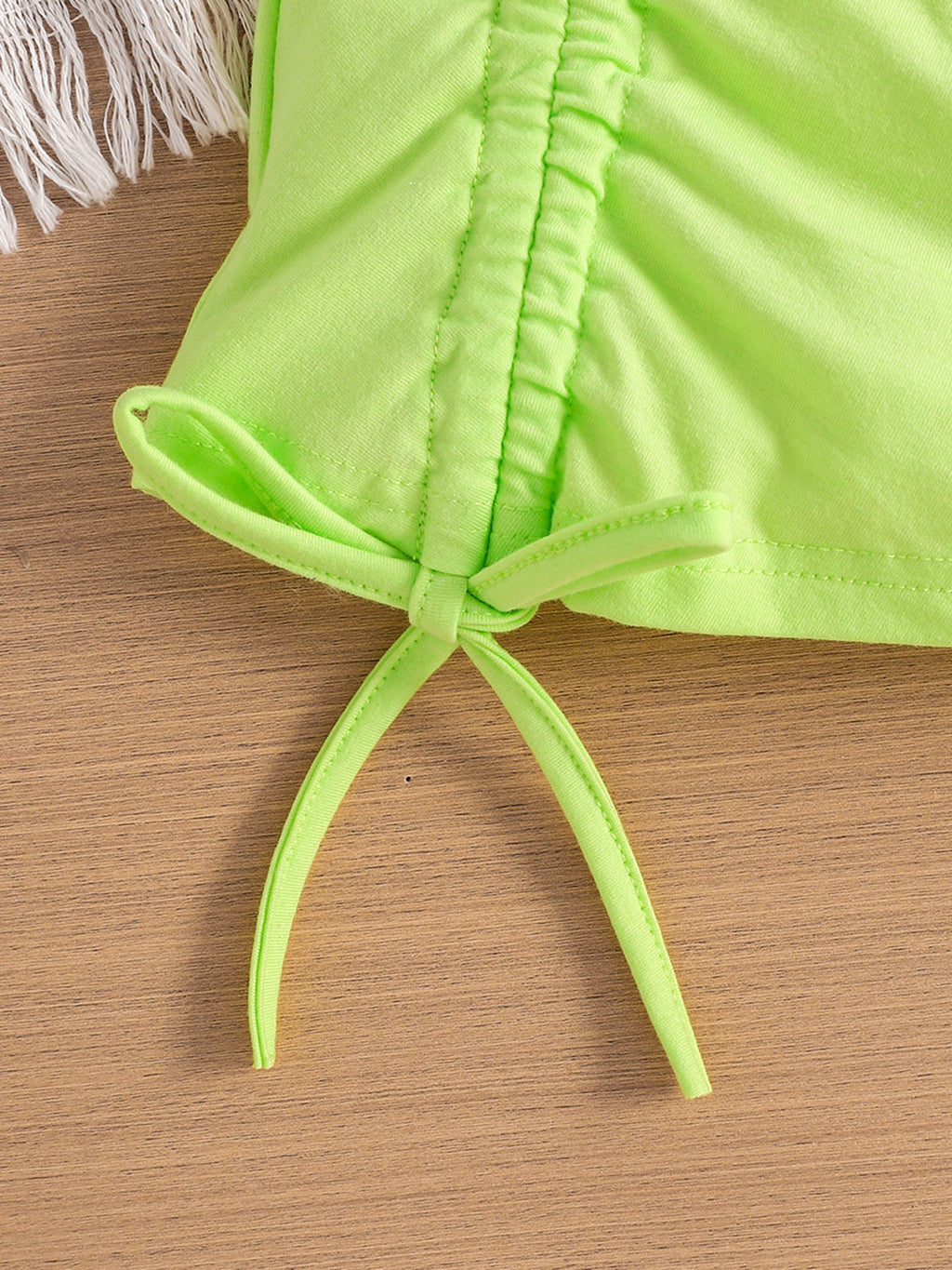 Children's Crop Top & Ruched Dress Set
