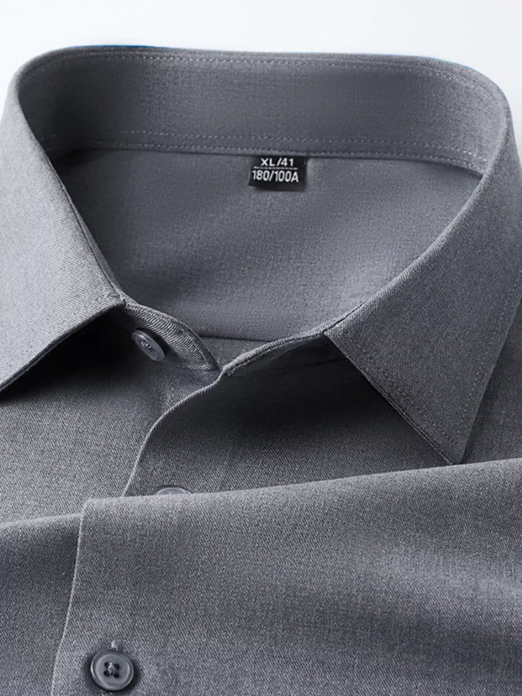 Men's Full Size Slim Fit Long Sleeve Shirt Plus Size