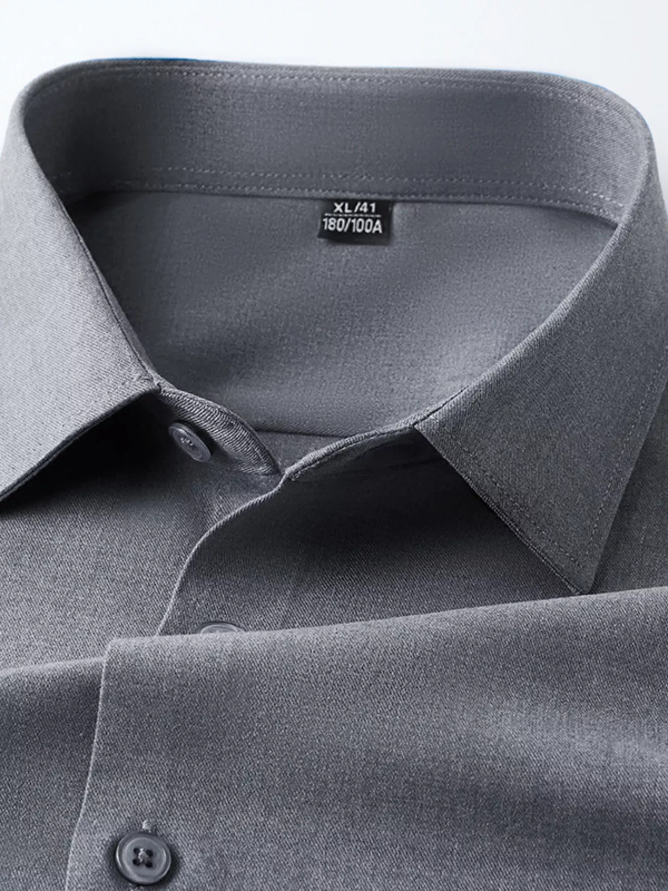 Men's Full Size Slim Fit Long Sleeve Shirt Plus Size