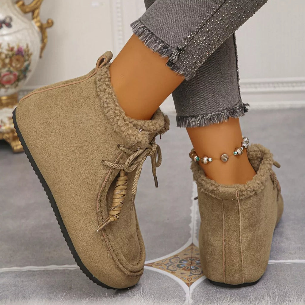 Plush Lining Ankle Boots