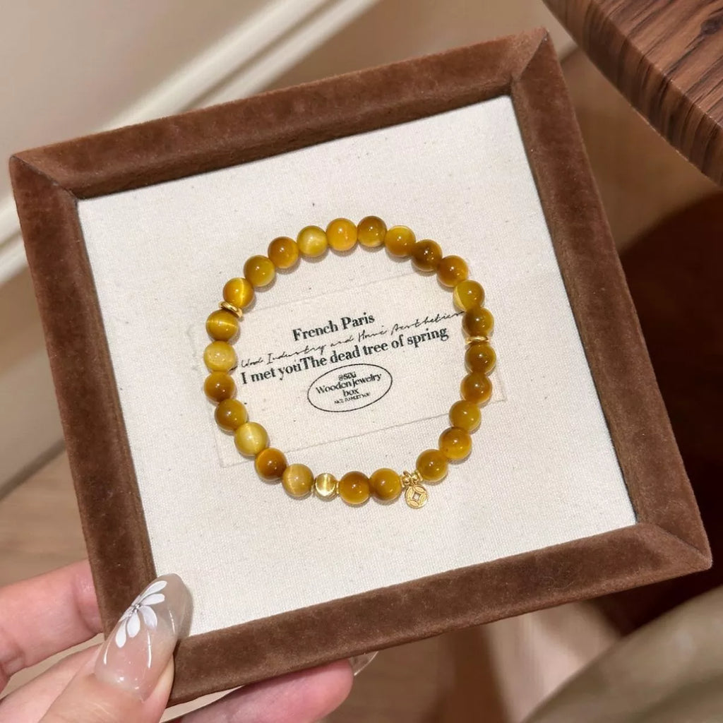 Tiger Eye Beaded Bracelet