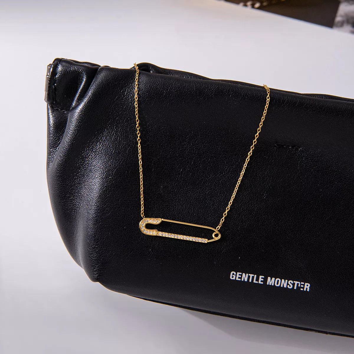 18K Gold-Plated Paperclip Necklace