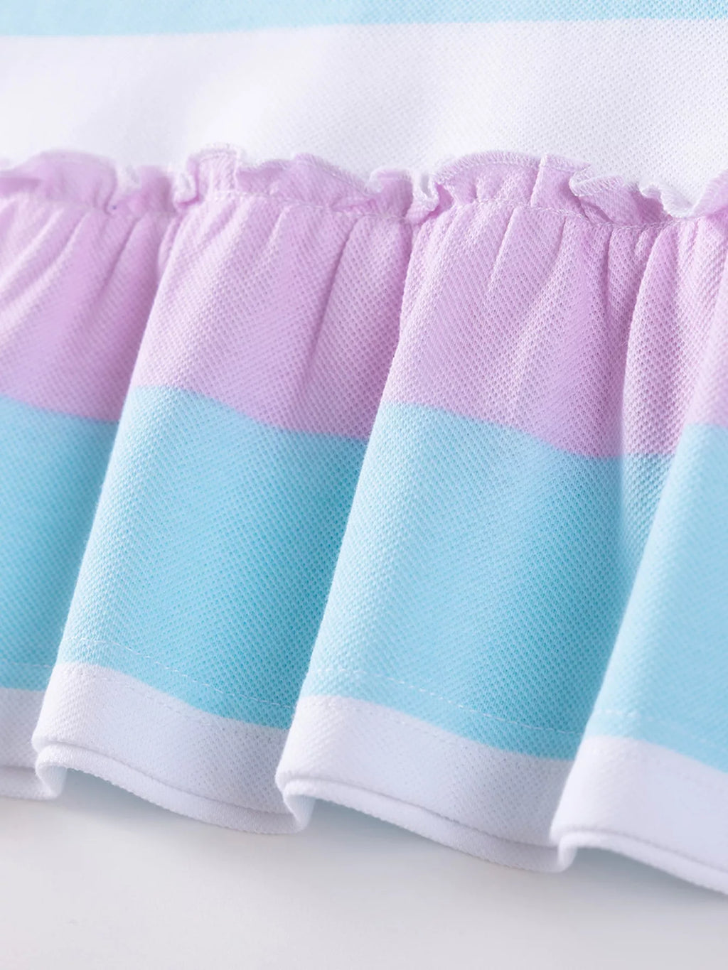Children's Striped Unicorn Polo Dress