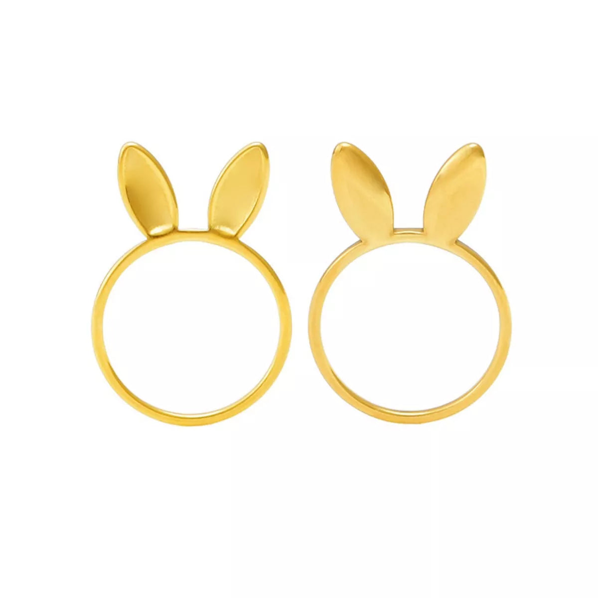 18K Gold-Plated Bunny Ear Ring