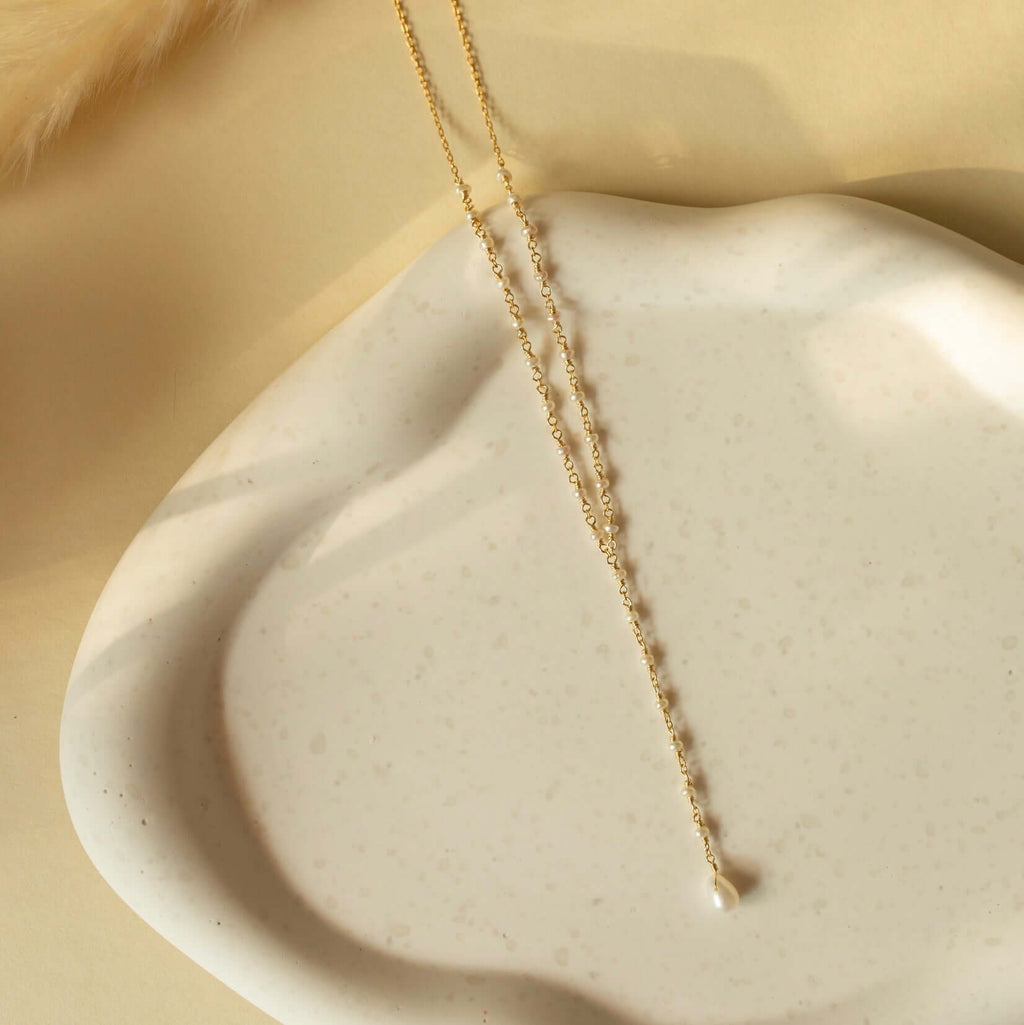 Kensington Necklace - Rainbow Pearl
