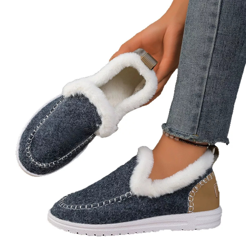 Plush-Lined Slip-Ons