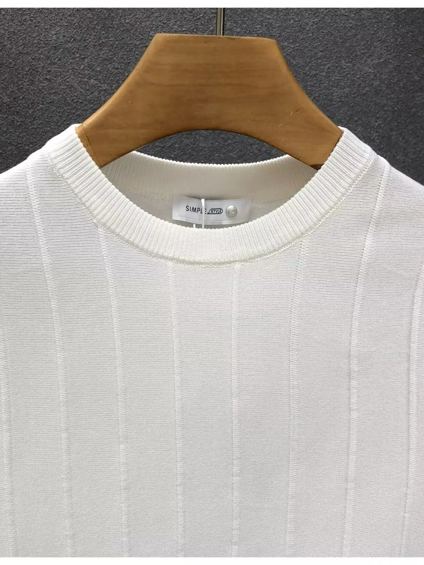 Men's Full Size Round Neck Short Sleeve T-Shirt Plus Size