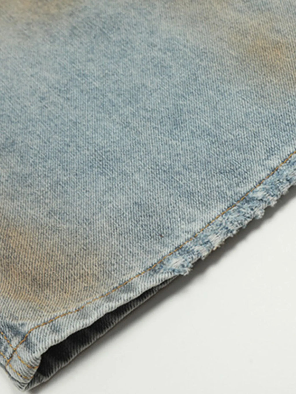 Men's Vintage Wash Wide Leg Pocket Jeans