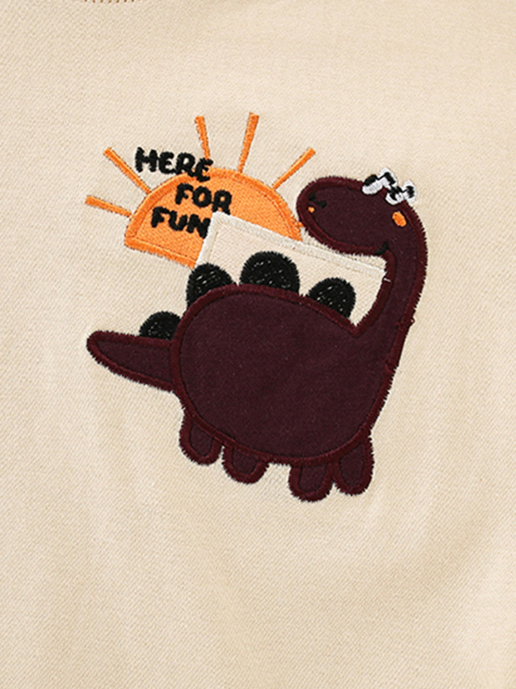 Children's Dinosaur Round Neck Tee and Shorts Set
