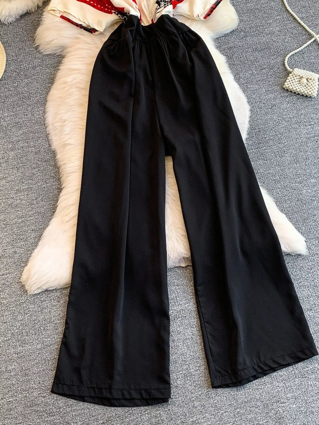 Printed Wide Leg Jumpsuit