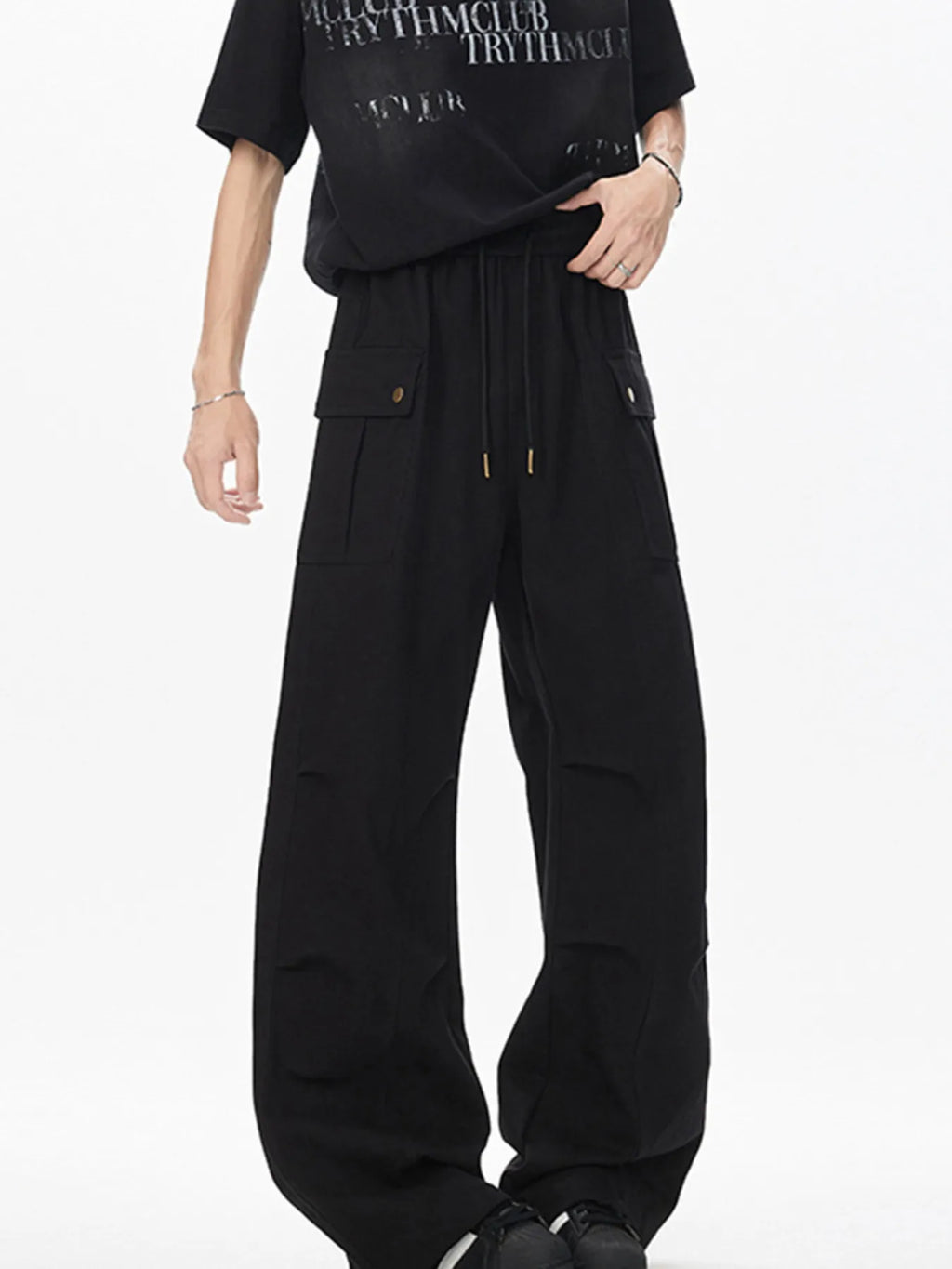 Men's Drawstring Cargo Pants