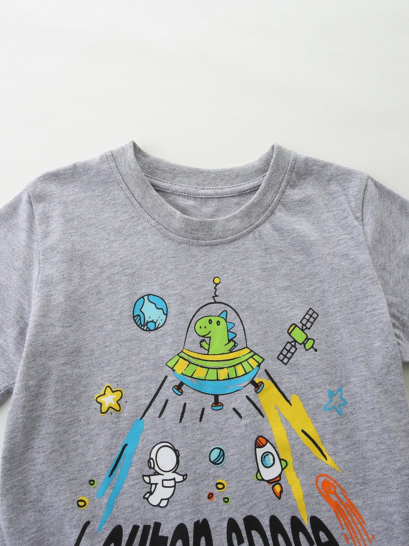 Children's Space Graphic T-Shirt 3 Piece Set
