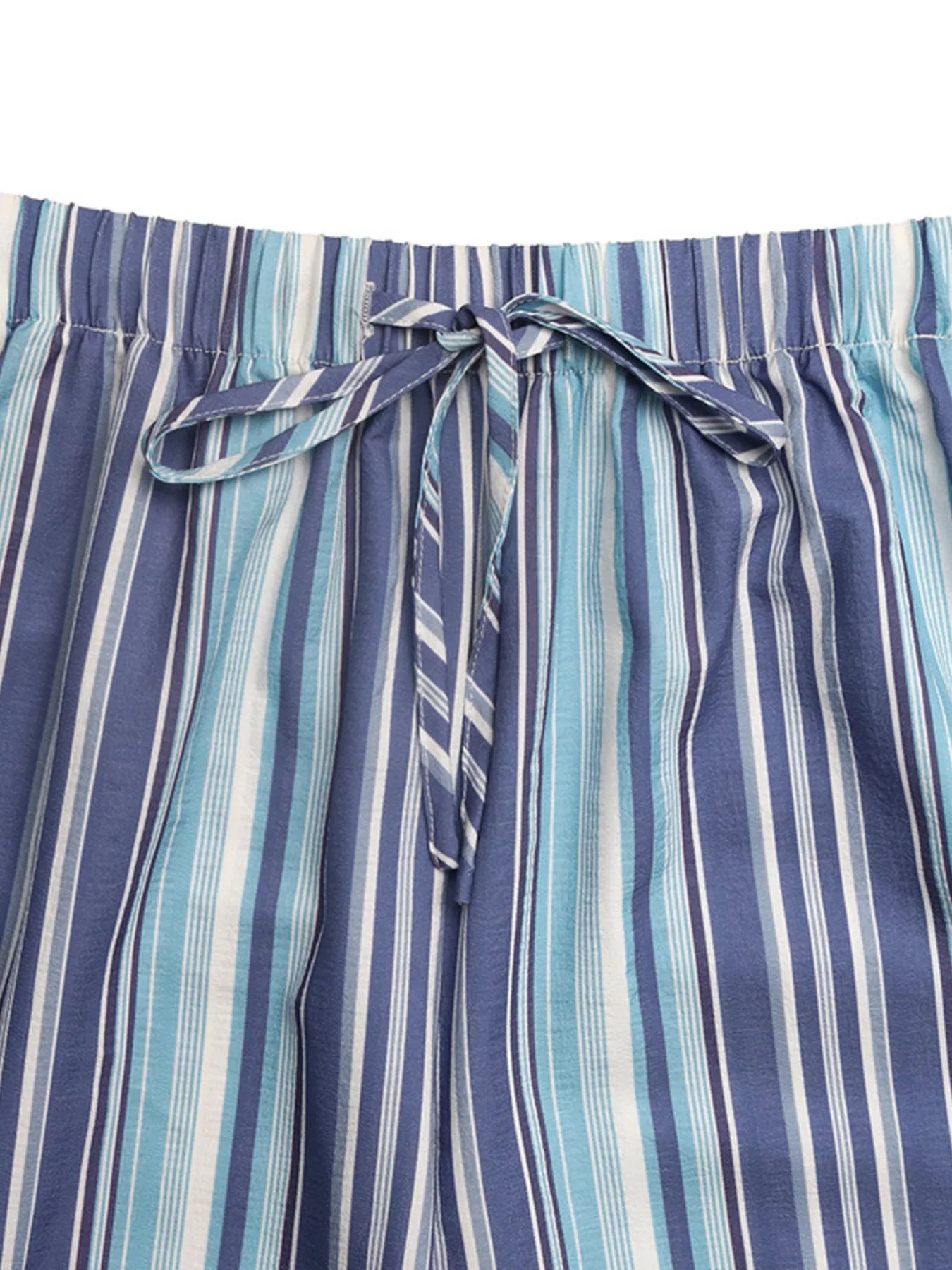 Striped Wide-Leg Pants