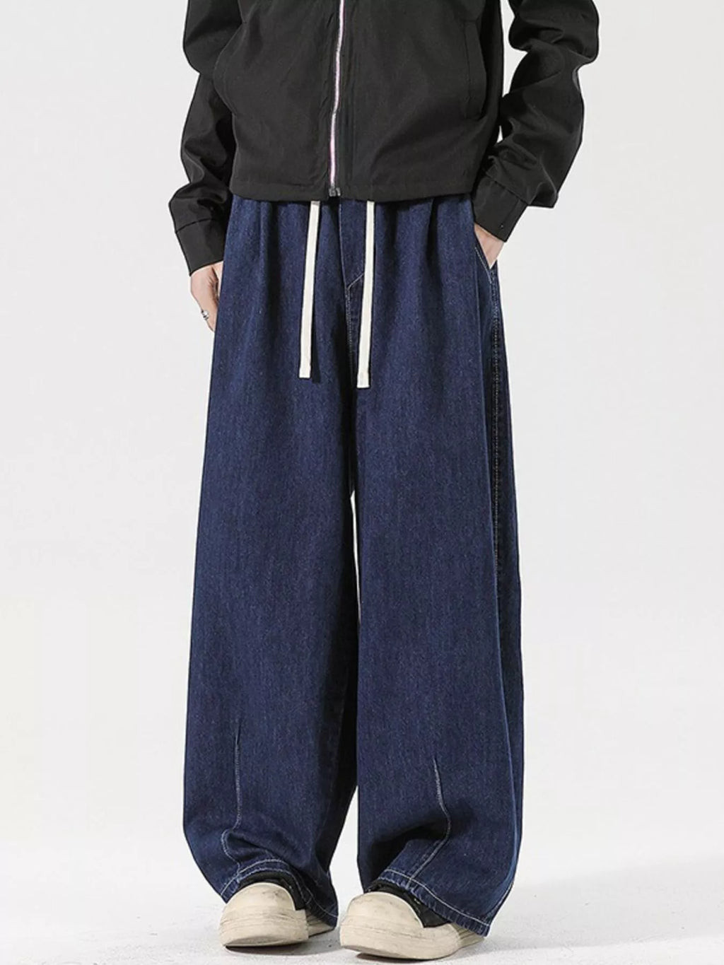 Men's Drawstring Loose Fit Jeans