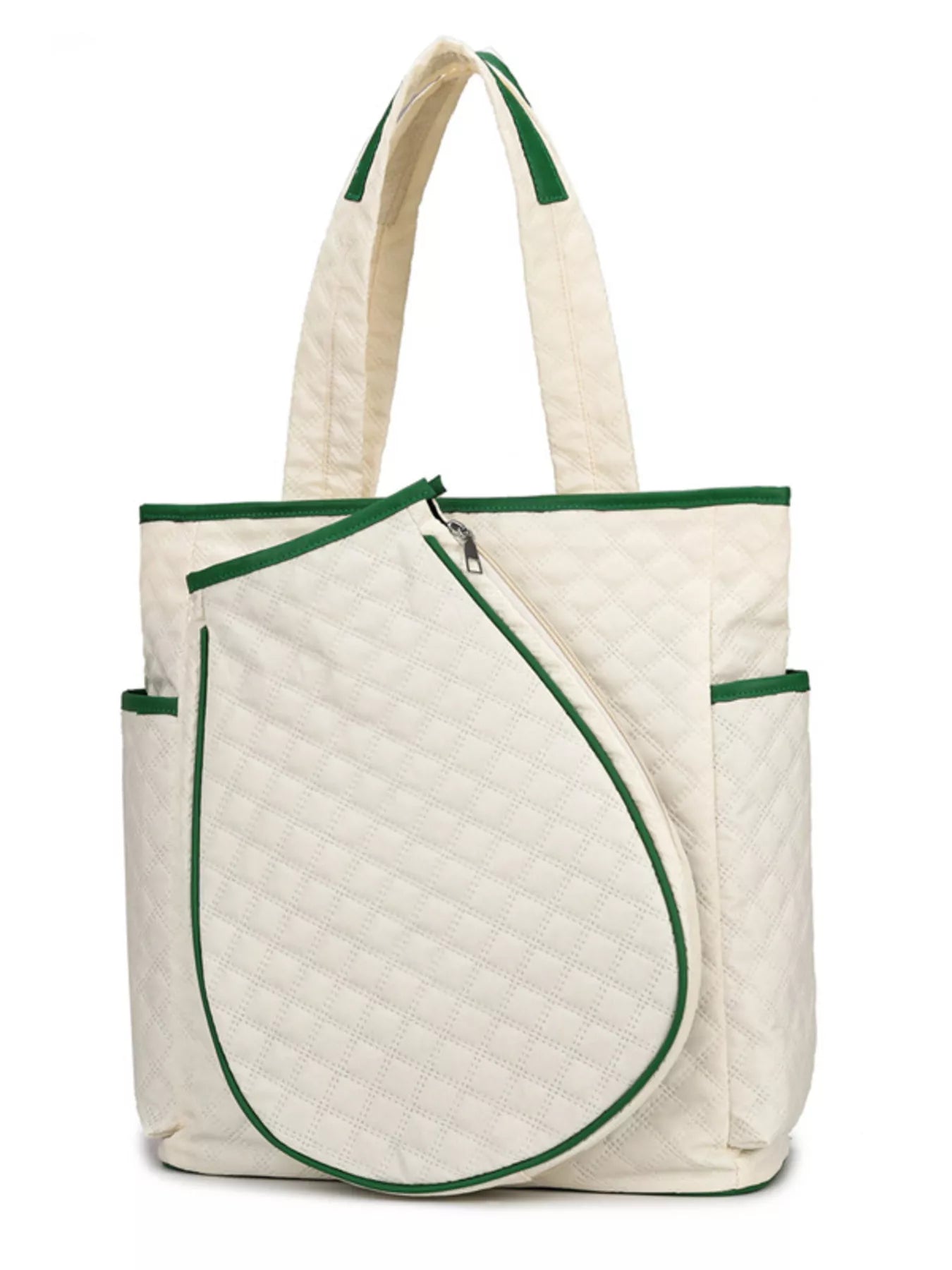 Quilted Racket Backpack Bag
