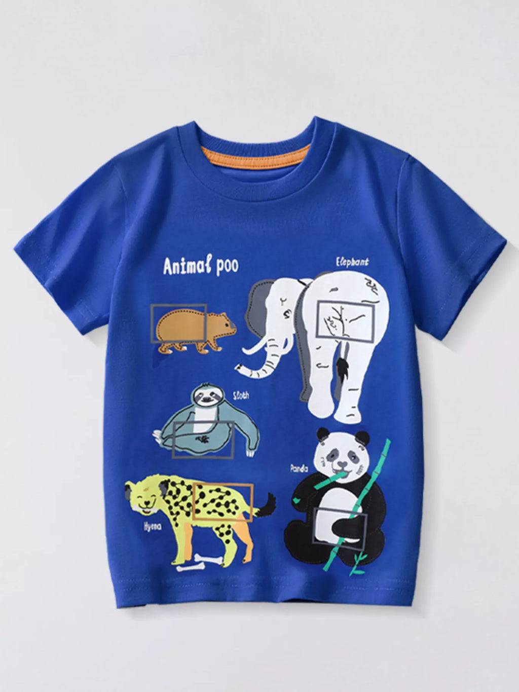 Children's Animal Graphic Short Sleeve T-Shirt