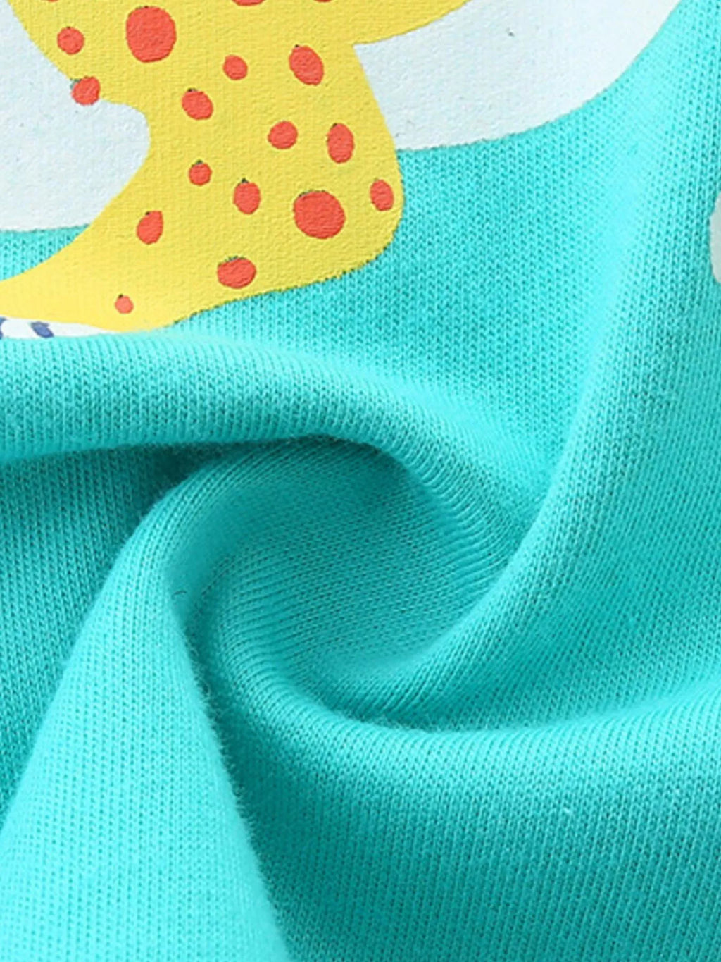 Children's Animal Print Short Sleeve Tee and Shorts Set