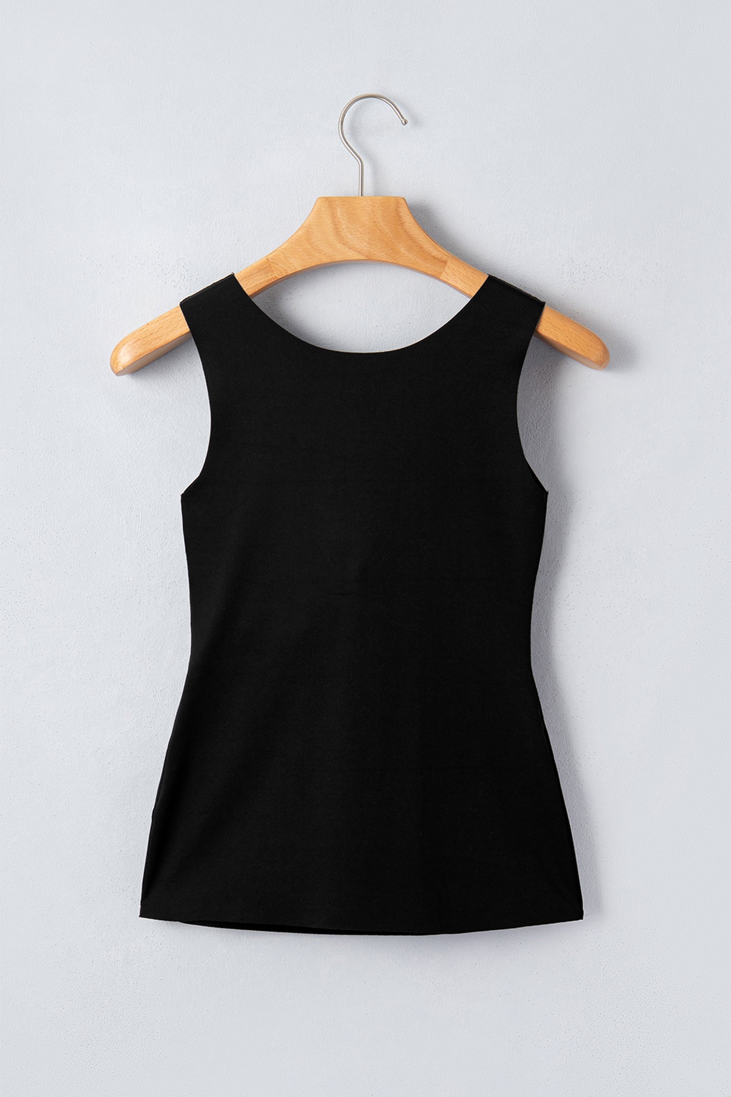 Solid Wide Strap Athleisure Tank Top