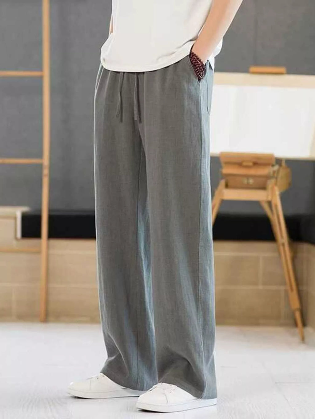 Men's Plus Size Casual Drawstring Pants