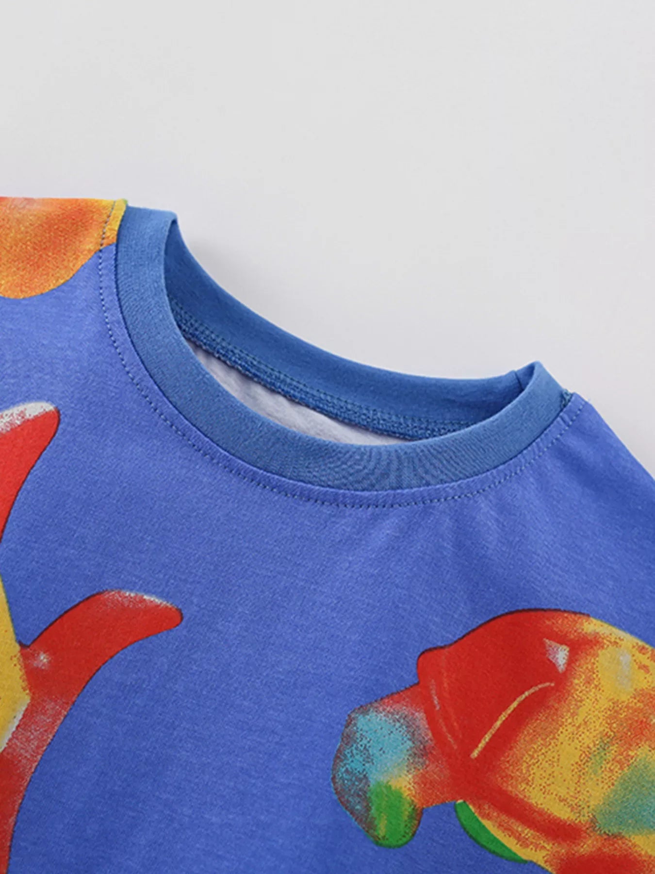 Children's Ocean Animal Print Tee and Shorts Set