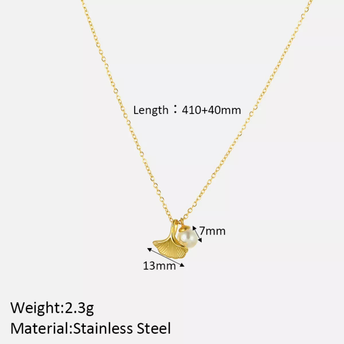 Pearl & Shell Pendant Necklace